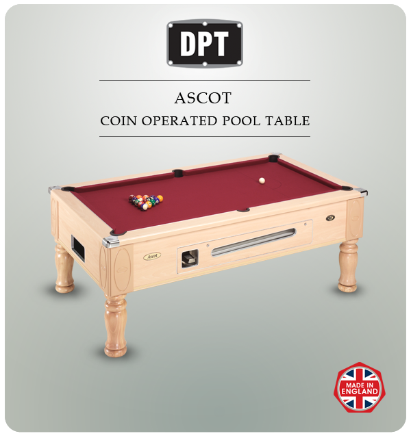 Pub Pool Tables as consistent low maintenance earners DPT Pool Tables