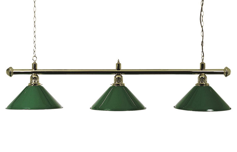 Brass Green Light Shade