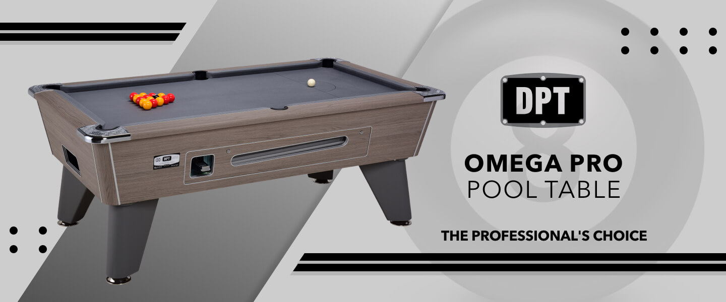Omega Pro Freeplay Pool Table - Grey Oak