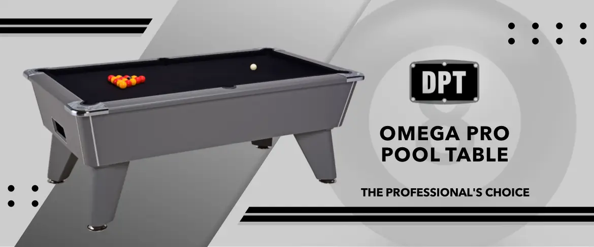 Omega Pro Freeplay Pool Table - Onyx Grey