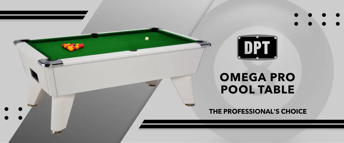 Omega Pro Freeplay Pool Table - White